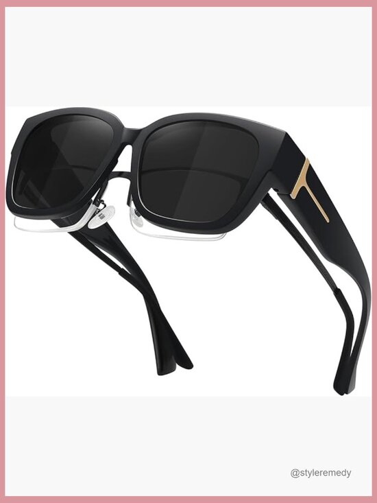 Oversized Fit Over Glasses Polarized Sunglasses UV  display picture 2